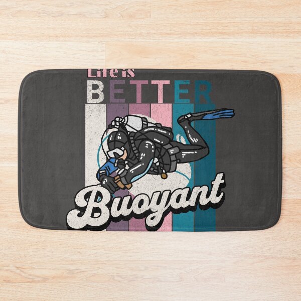 Item preview,  Life is Better Buoyant Vacation Break Scuba Diving Message Distressed designed and sold by RainbowGuacamol.