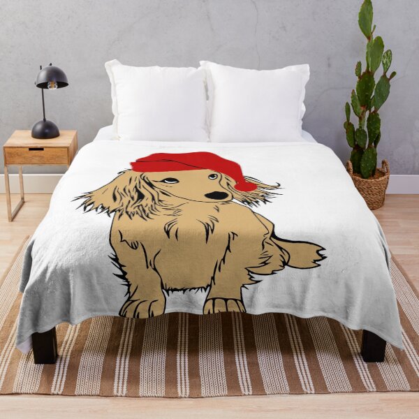 Item preview, Long Haired Dachshund Santa designed and sold by Hic21.