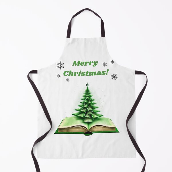 Artikelvorschau, Offenes grünes Buch und Weihnachtsbaum entworfen und verkauft von Zofia Sosnecka.