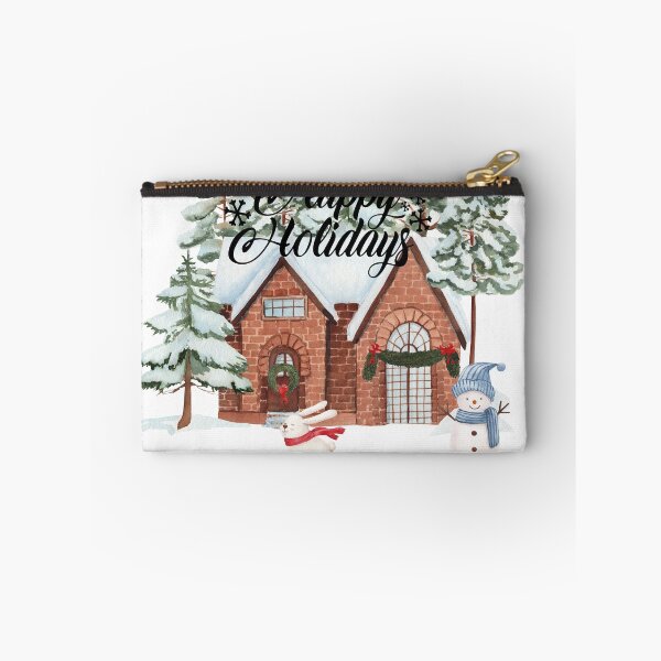 Item preview, Happy Holidays Snowman and Bunny! designed and sold by TidyKitchenInc.