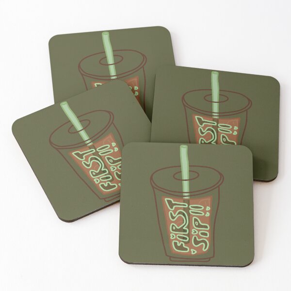 Item preview, First Sip Sinjin Drowning sticker designed and sold by sophkorba.