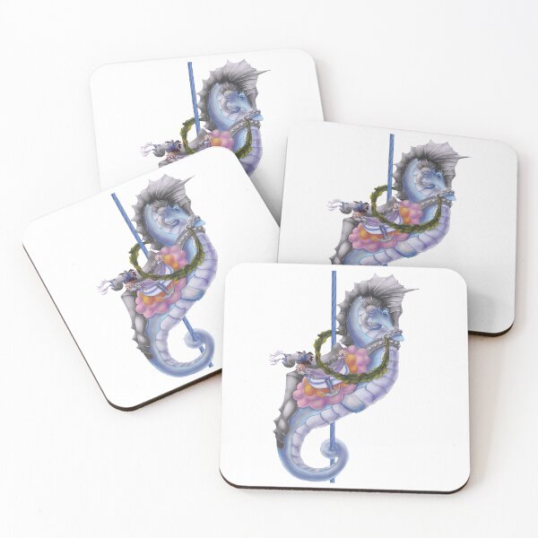 Item preview, Watercolor Carousel Sea Horse designed and sold by ElementalEmbers.