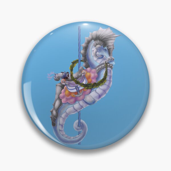 Item preview, Watercolor Carousel Sea Horse designed and sold by ElementalEmbers.
