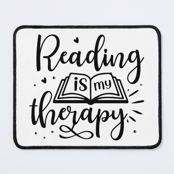 Item preview, Reading is my therapy designed and sold by DesignCosmos.