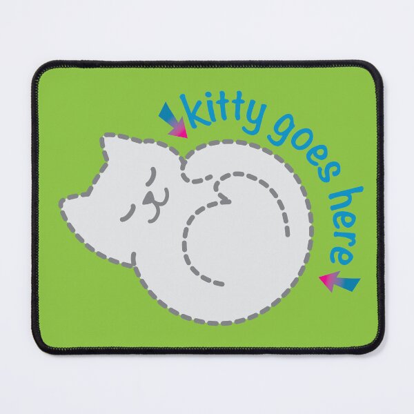 Item preview, Fill in the dotted lines: KITTY goes HERE! designed and sold by LifeInTheVortex.