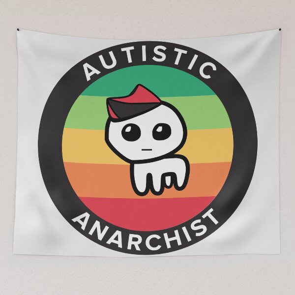 Item preview, Autistic Anarchist designed and sold by AntiCommodities.