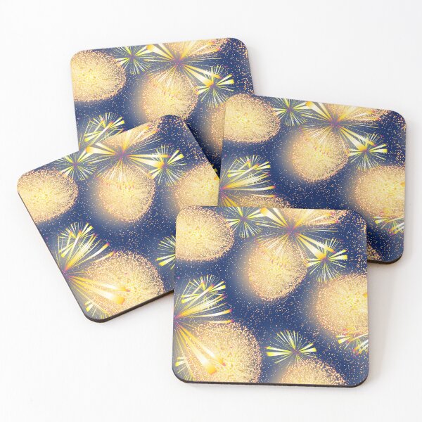 Item preview, big bright explosive fire works in the night sky designed and sold by clearviewstock.