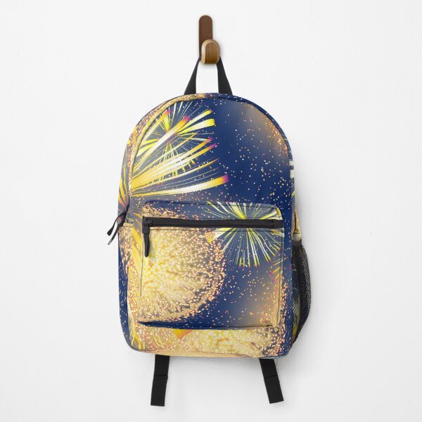 Item preview, big bright explosive fire works in the night sky designed and sold by clearviewstock.