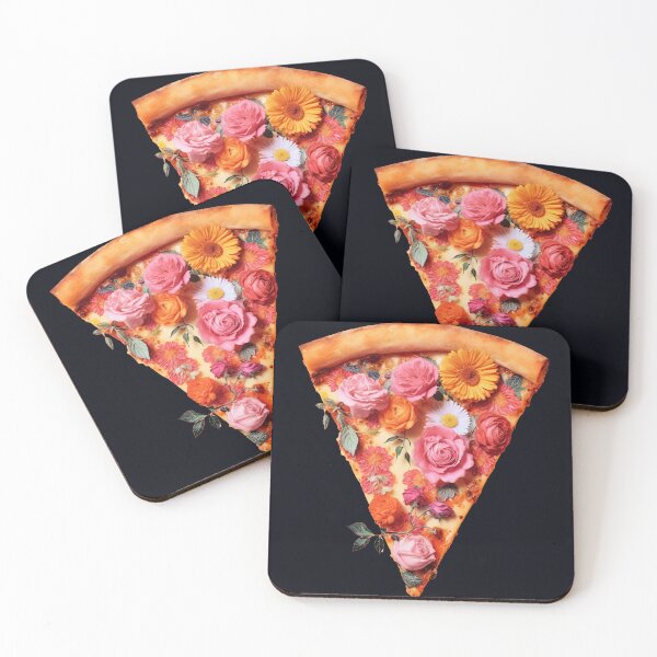 Item preview, Floral Feast - Blossoming Pizza Delight designed and sold by MajesticBeasts.
