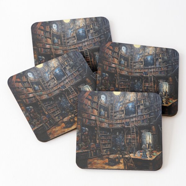 Item preview, The Library designed and sold by SarahAnnPrints.