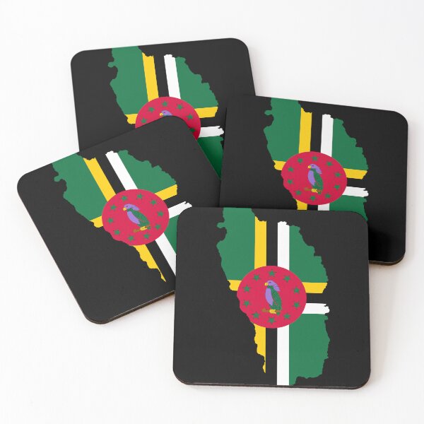 Item preview, Dominica Map designed and sold by feether-store.