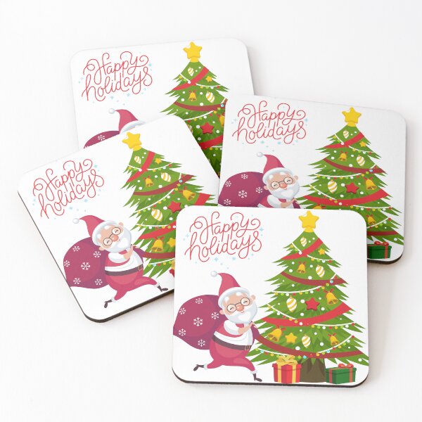 Item preview, Santa Putting Presents Under the Christmas Tree: Happy Holidays Magic designed and sold by C-CheleSells.
