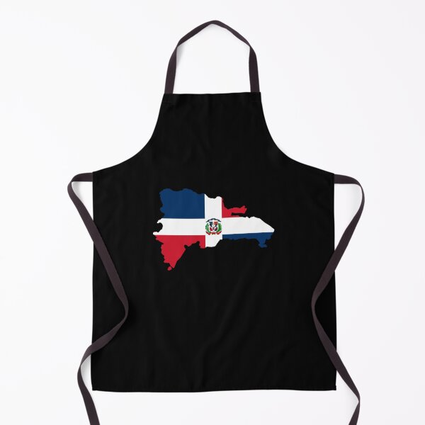 Item preview, Flag map of Dominican Republic designed and sold by feether-store.