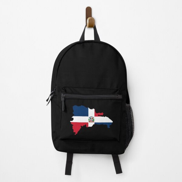 Item preview, Flag map of Dominican Republic designed and sold by feether-store.