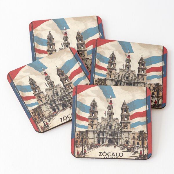 Item preview, Zócalo de Mexico Vintage Poster designed and sold by TravelersGems.