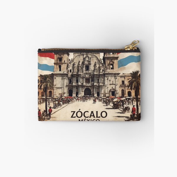 Item preview, Zócalo de Mexico Vintage Poster designed and sold by TravelersGems.