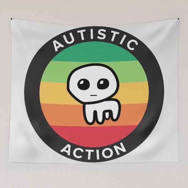 Item preview, Autistic Action Autism Creature designed and sold by AntiCommodities.