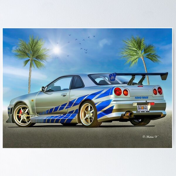 Item preview, 2 Fast 2 Furious Brian's Nissan R34 designed and sold by Coolness68.