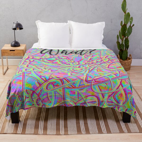 Item preview, What? The word "what?" written on a colorful background. designed and sold by My-fake-places.