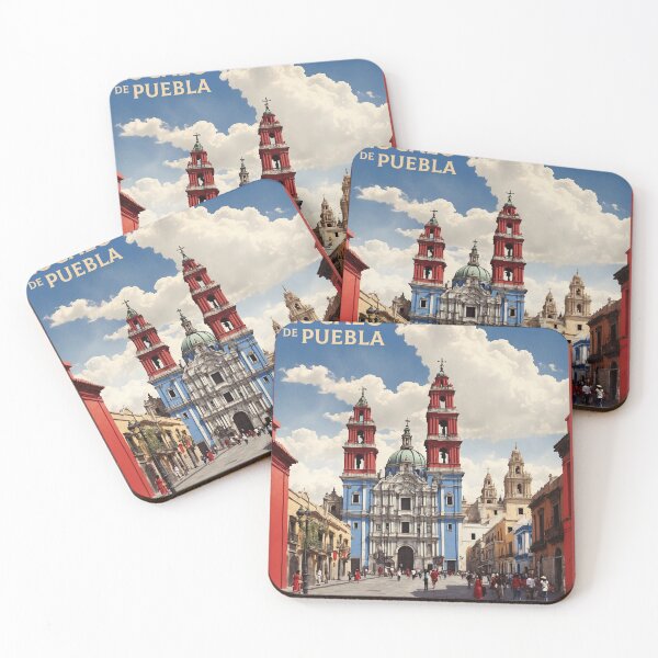 Item preview, Zocalo de Puebla Mexico Vintage Poster Tourism designed and sold by TravelersGems.