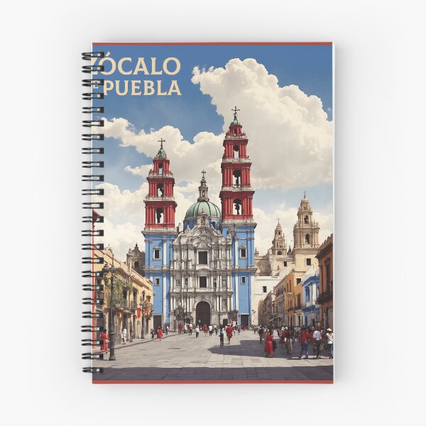 Item preview, Zocalo de Puebla Mexico Vintage Poster Tourism designed and sold by TravelersGems.