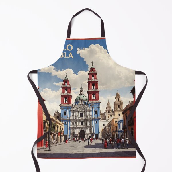 Item preview, Zocalo de Puebla Mexico Vintage Poster Tourism designed and sold by TravelersGems.