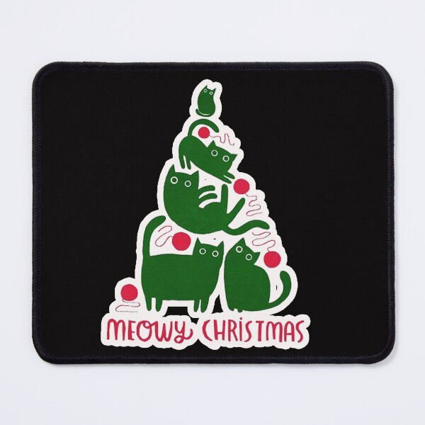 Item preview, meowy cristmas designed and sold by Ratatatts.