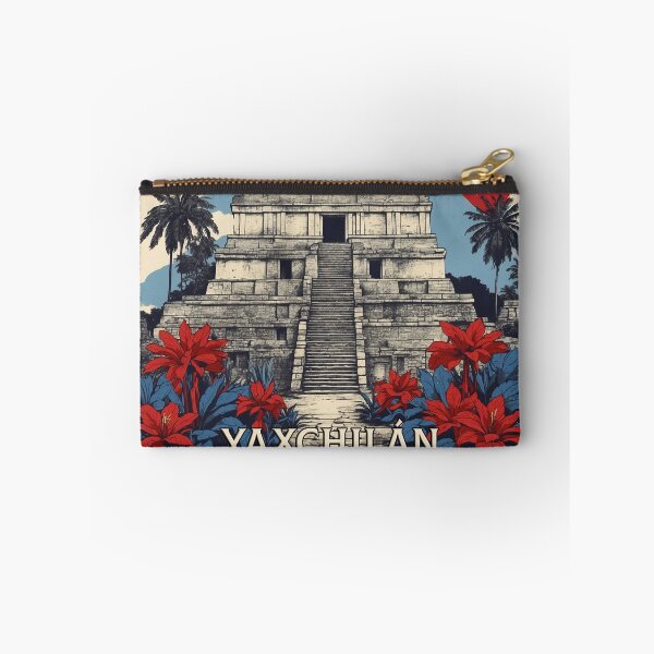 Item preview, Yaxchilan Mexico Vintage Poster designed and sold by TravelersGems.