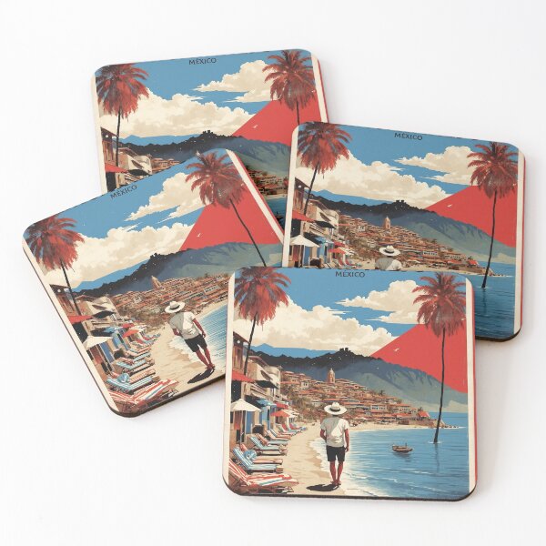 Item preview, Zihuatanejo Mexico Vintage Poster Tourism designed and sold by TravelersGems.