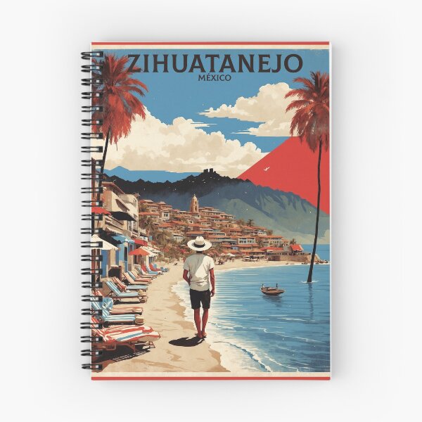 Item preview, Zihuatanejo Mexico Vintage Poster Tourism designed and sold by TravelersGems.