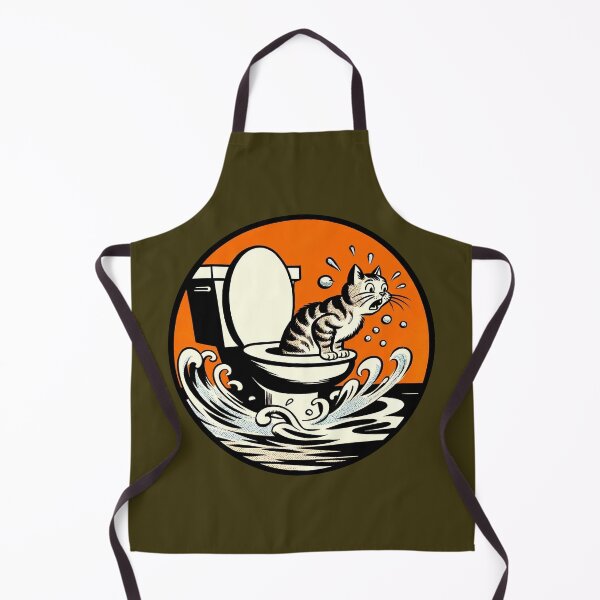 Item preview, Curiosity Flushed the Cat designed and sold by Synth-Art.