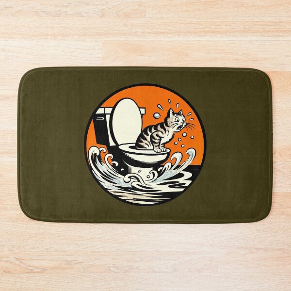 Item preview, Curiosity Flushed the Cat designed and sold by Synth-Art.