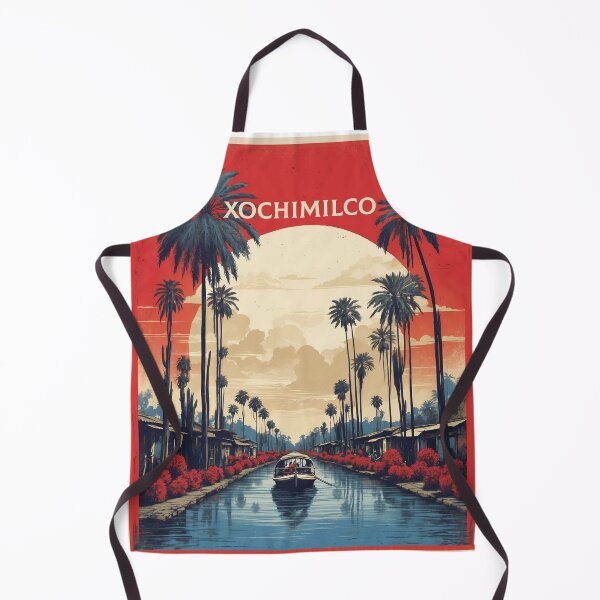 Item preview, Xochimilco Mexico Vintage Poster Tourism designed and sold by TravelersGems.