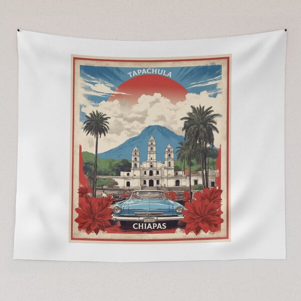 Item preview, Tapachula Chiapas Mexico Vintage Poster Tourism designed and sold by TravelersGems.