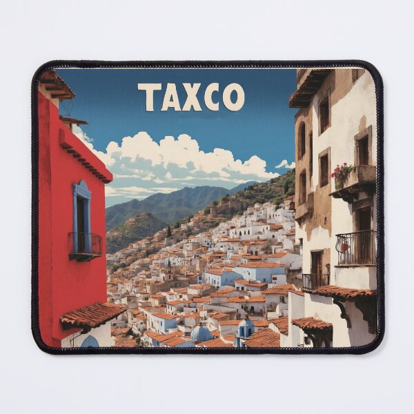 Item preview, Taxco Mexico Vintage Poster Tourism designed and sold by TravelersGems.