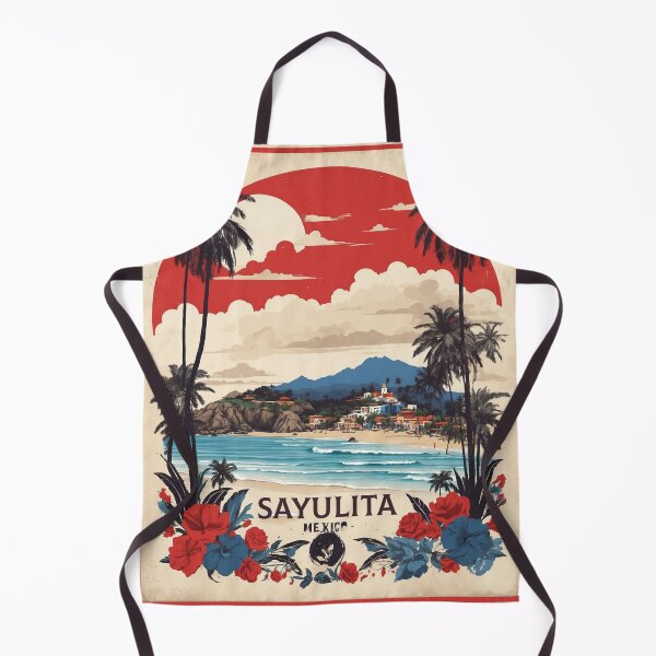 Item preview, Sayulita Vintage Poster designed and sold by TravelersGems.