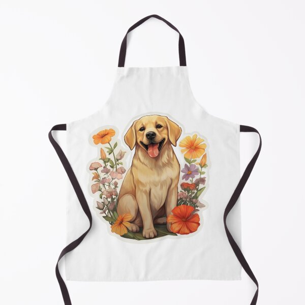 Item preview, Golden Bloom - Cartoon Labrador Portrait designed and sold by PureGlee.