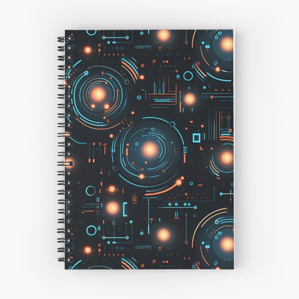 Item preview, Neonic Robotic pattern designed and sold by Sp3ctrumOfColor.
