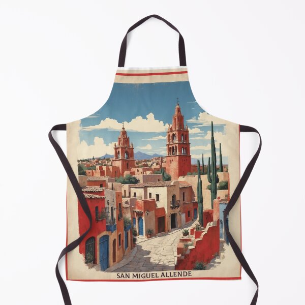 Item preview, San Miguel Allende Mexico Vintage Poster Tourism designed and sold by TravelersGems.