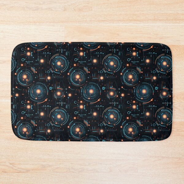 Item preview, Neonic Robotic pattern designed and sold by Sp3ctrumOfColor.