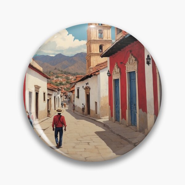 Item preview, San Cristobal de las Casas Mexico Vintage Poster Tourism designed and sold by TravelersGems.
