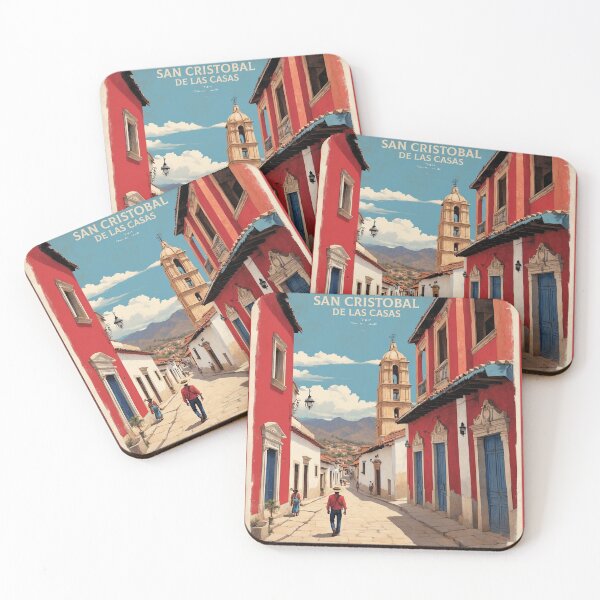 Item preview, San Cristobal de las Casas Mexico Vintage Poster Tourism designed and sold by TravelersGems.