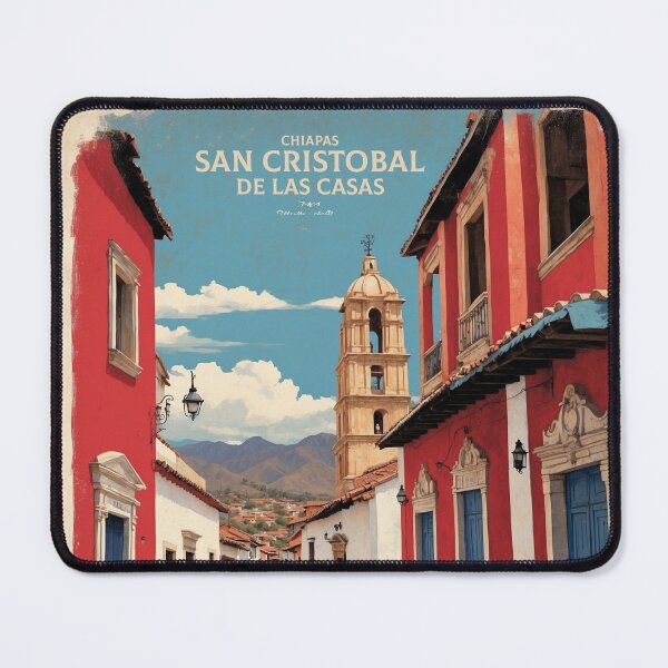 Item preview, San Cristobal de las Casas Mexico Vintage Poster Tourism designed and sold by TravelersGems.
