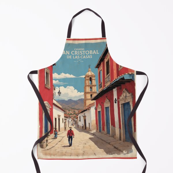 Item preview, San Cristobal de las Casas Mexico Vintage Poster Tourism designed and sold by TravelersGems.