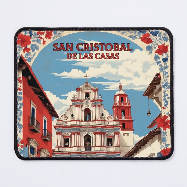 Item preview, San Cristobal de las Casas Mexico Vintage Poster Tourism designed and sold by TravelersGems.