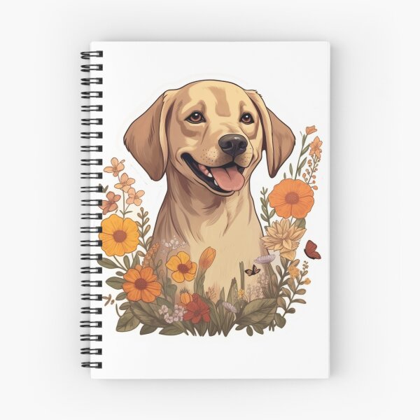 Item preview, Golden Bloom - Cartoon Labrador Portrait designed and sold by PureGlee.