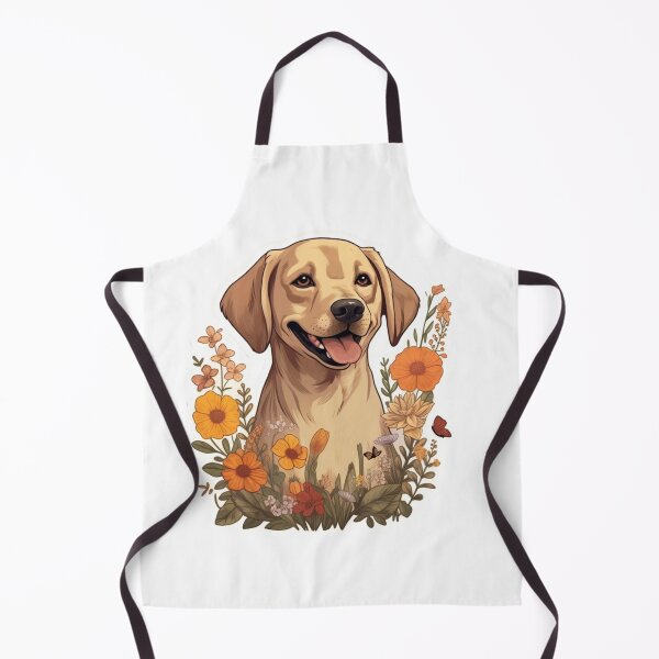 Item preview, Golden Bloom - Cartoon Labrador Portrait designed and sold by PureGlee.