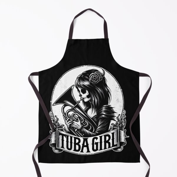 Item preview, Tuba Girl Gothic Vintage Quote designed and sold by ArtadoraDesignz.