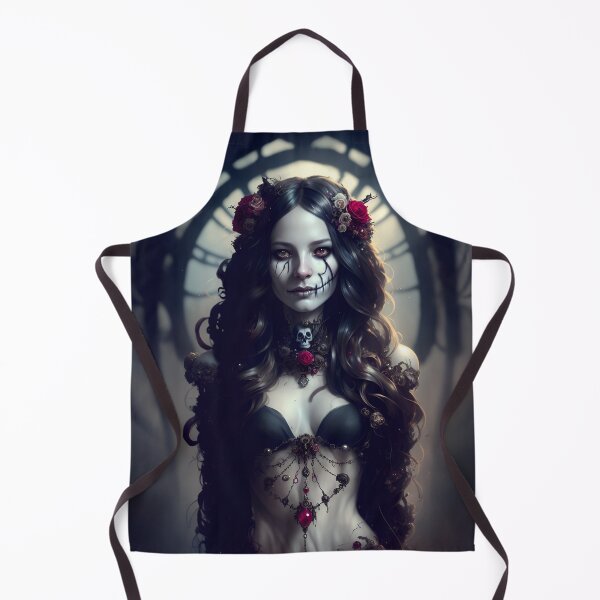 Item preview, Elegant gorgeous La Calavera Catrina, Lady of the afterlife, the Elegant Skull designed and sold by Fantasymachine.