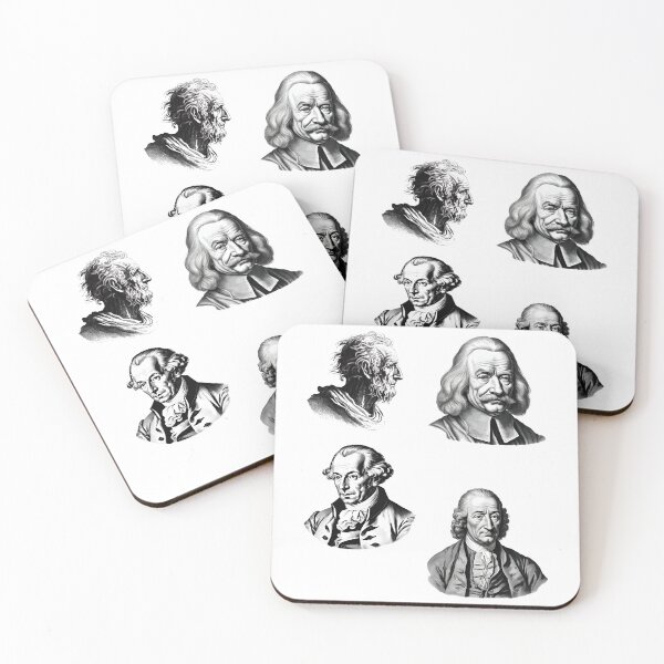 Item preview, Echoes of Ancient Wisdom: portrait kant, seneca, hobbes and locke designed and sold by CachoGlorious.
